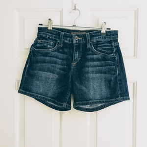 Joe's Denim Edlyn Women's Shorts Medium Wash‎ Stretch Size 24